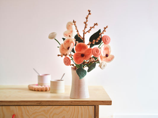 TOKYO bloemenboeket 100% wol