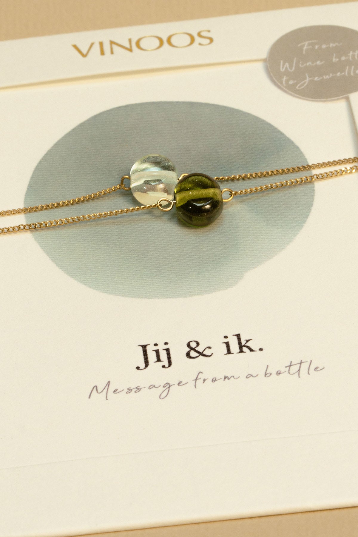 armbanden jij & ik (turquoise en groen)