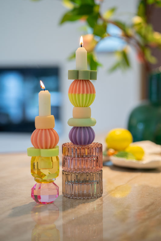 stijlvolle en duurzame kaars (groot - Lucie)