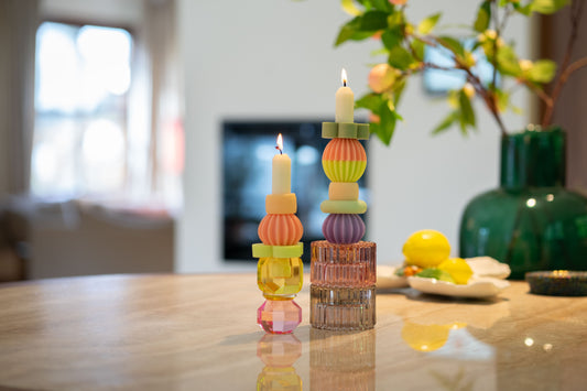 stijlvolle en duurzame kaars (middelgroot - Isabelle)