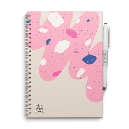 herschrijfbaar notitieboek A5 - Flamingo Desert