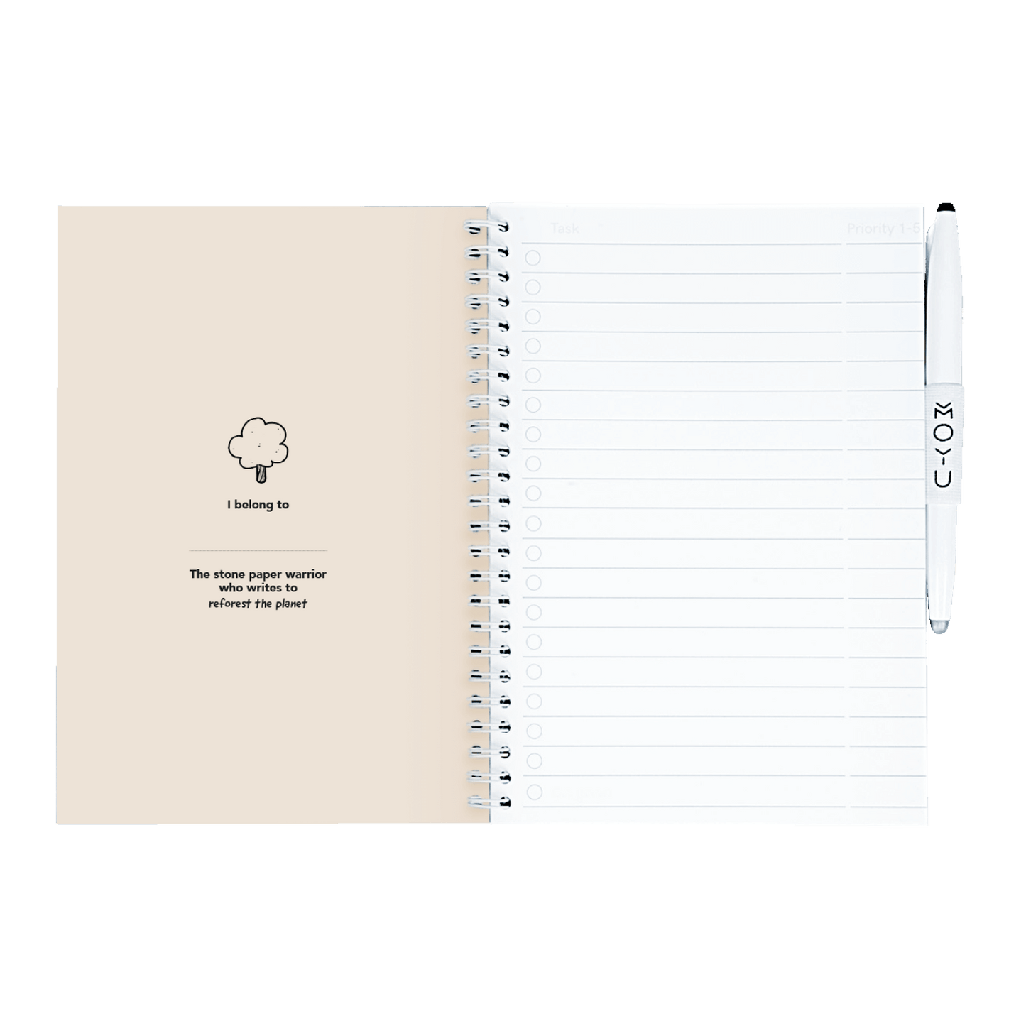 herschrijfbaar notitieboek A5 - Flamingo Desert