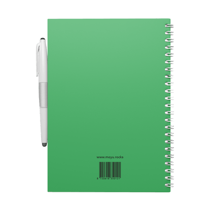 herschrijfbaar notitieboek A5 - Flashy Moss