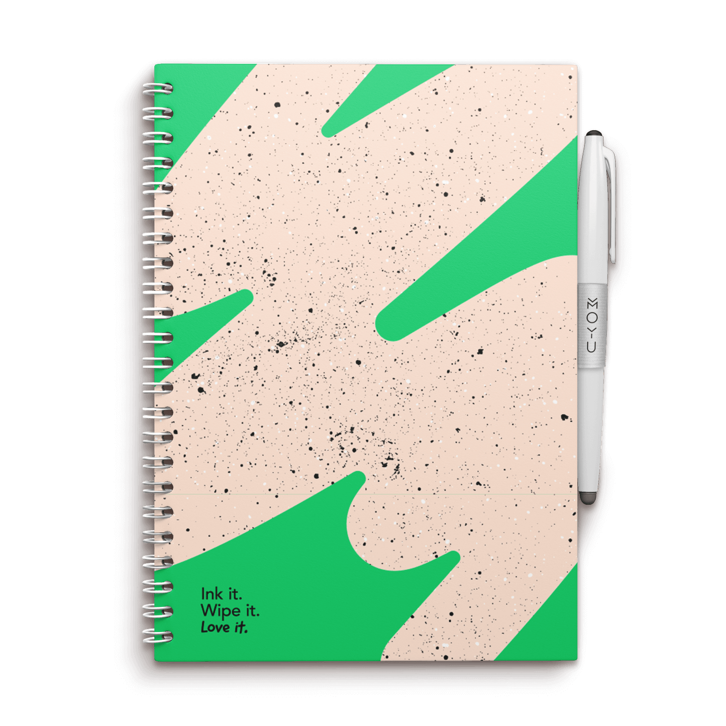 herschrijfbaar notitieboek A5 - Flashy Moss