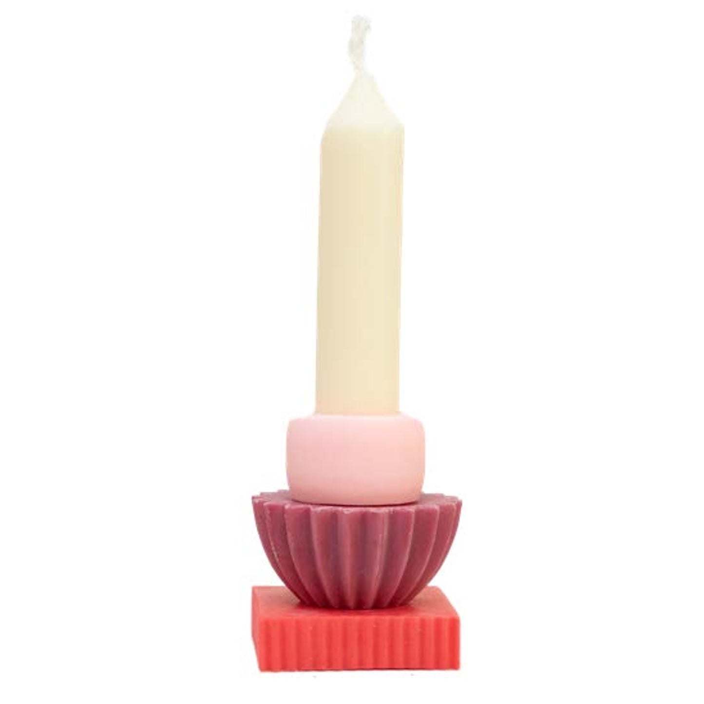 stijlvolle en duurzame kaars (klein - Fleur)