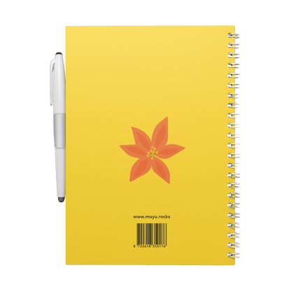 herschrijfbaar notitieboek A5 - Flower Vibes