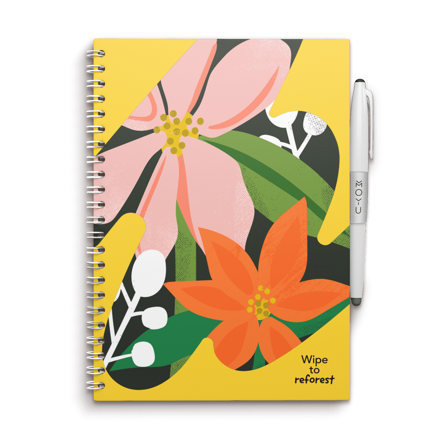 herschrijfbaar notitieboek A5 - Flower Vibes