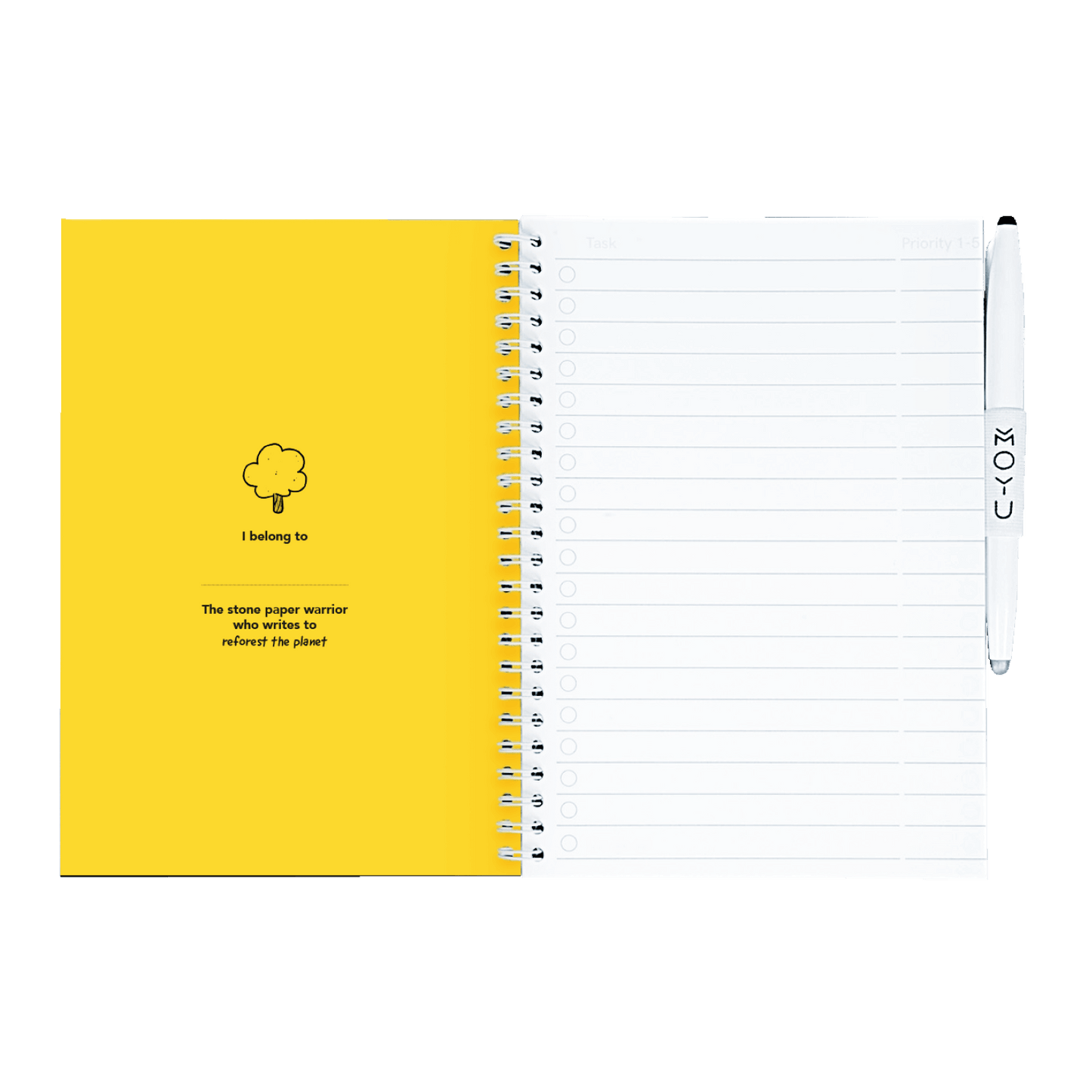 herschrijfbaar notitieboek A5 - Flower Vibes