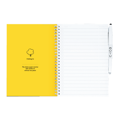 herschrijfbaar notitieboek A5 - Flower Vibes