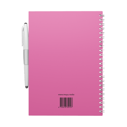 herschrijfbaar notitieboek A5 - Passion Pink