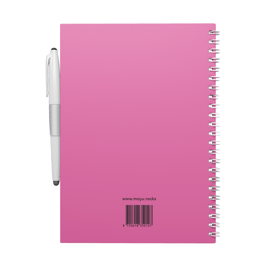 herschrijfbaar notitieboek A5 - Passion Pink