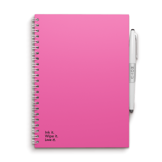 herschrijfbaar notitieboek A5 - Passion Pink