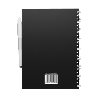 herschrijfbaar notitieboek A5 - Pitch Black