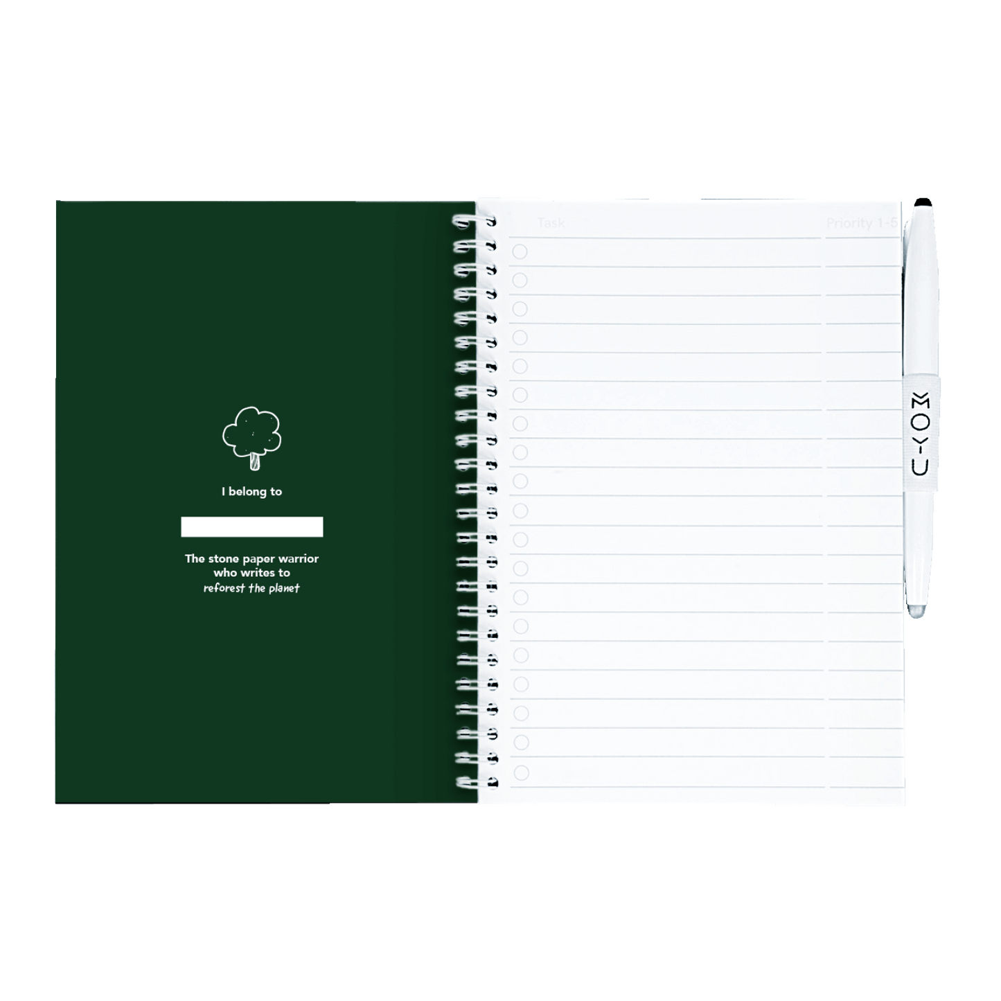 herschrijfbaar notitieboek A5 - Safari Nights