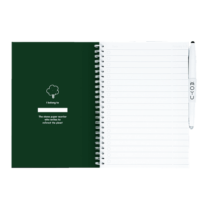 herschrijfbaar notitieboek A5 - Safari Nights