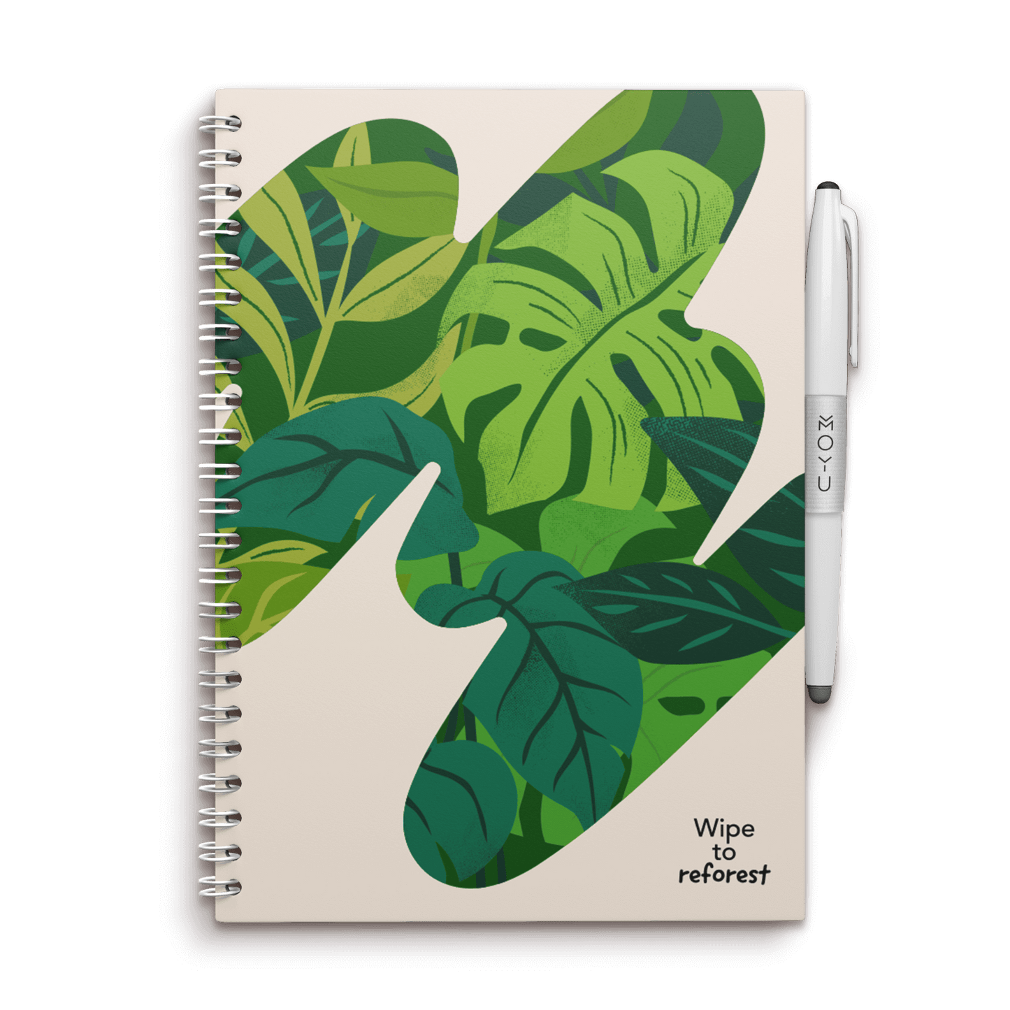 herschrijfbaar notitieboek A5 - Sandy Jungle