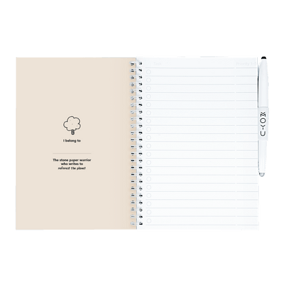 herschrijfbaar notitieboek A5 - Sandy Jungle
