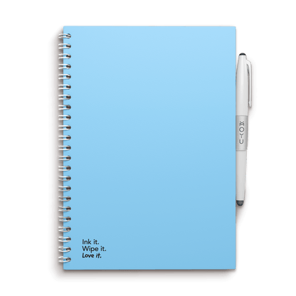 herschrijfbaar notitieboek A5 - Sky Blue