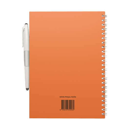 herschrijfbaar notitieboek A5 - Sunset Orange