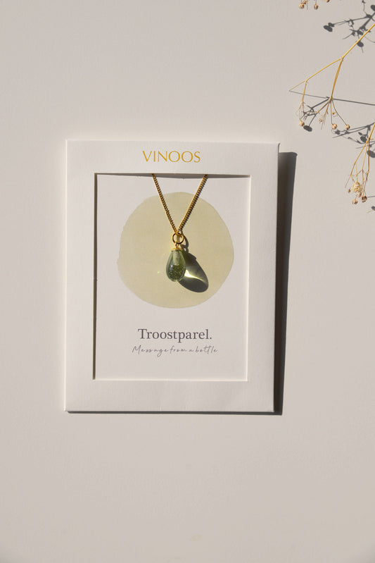 ketting troostparel (turquoise)