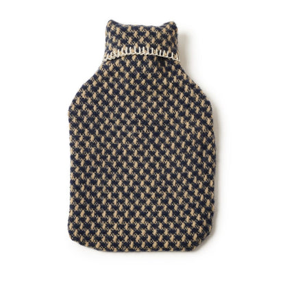 kruik twill oatmeal/navy 100% wol