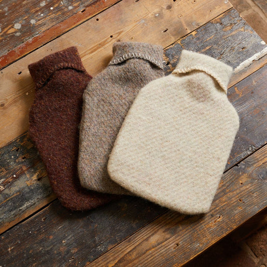 kruik almond 100% gerecycled wol